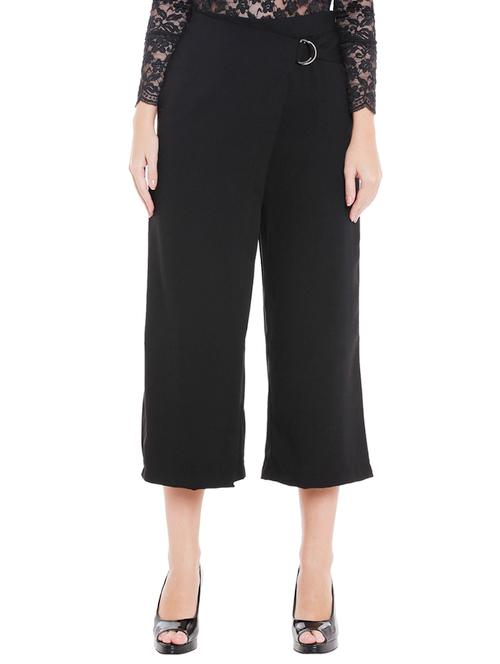 black solid trouser - 14654299 - Very Small Image - 1