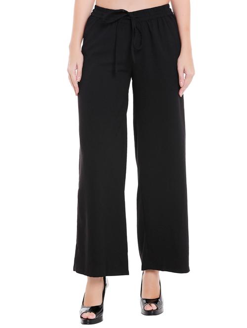 black solid trouser - 14654300 - Very Small Image - 1