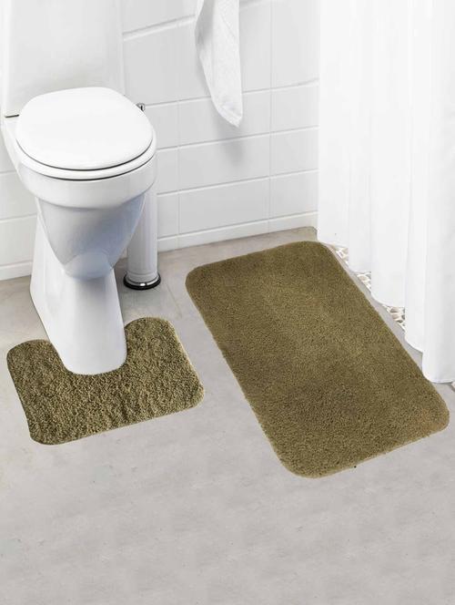 thick and fluffy 1800 gsm bathmat with high pile microfiber with contour - 14735181 - Very Small Image - 1