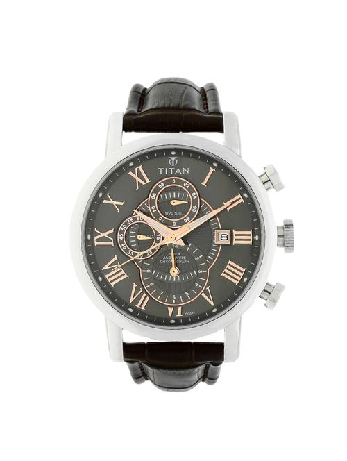 titan black dial  watch for men - 9234sl03 - 14785057 - Very Small Image - 1