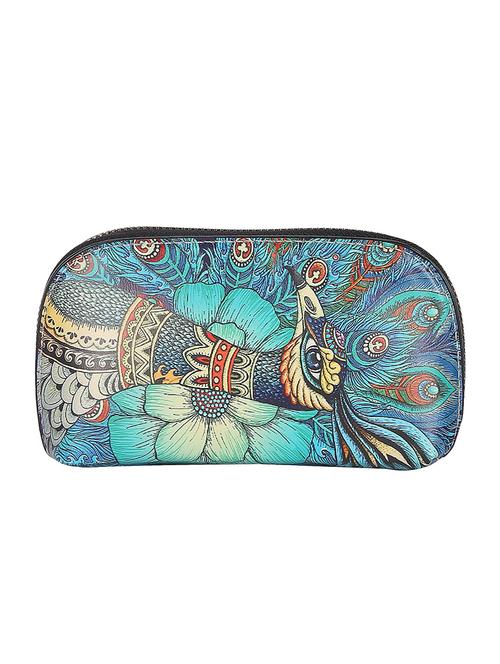 blue leatherette  regular clutch - 14790181 - Very Small Image - 1