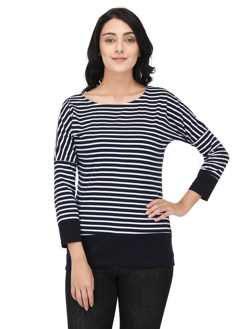 nautical striped dolman sleeved tee - 14792979 - Very Small Image - 1