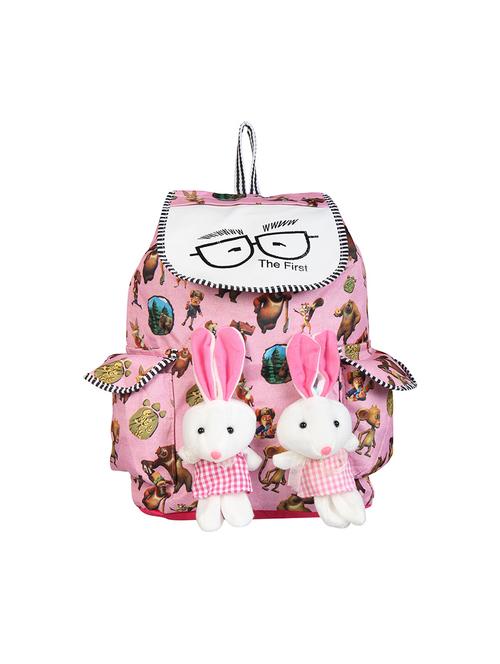 pink leatherette  regular backpack - 14843708 - Very Small Image - 1