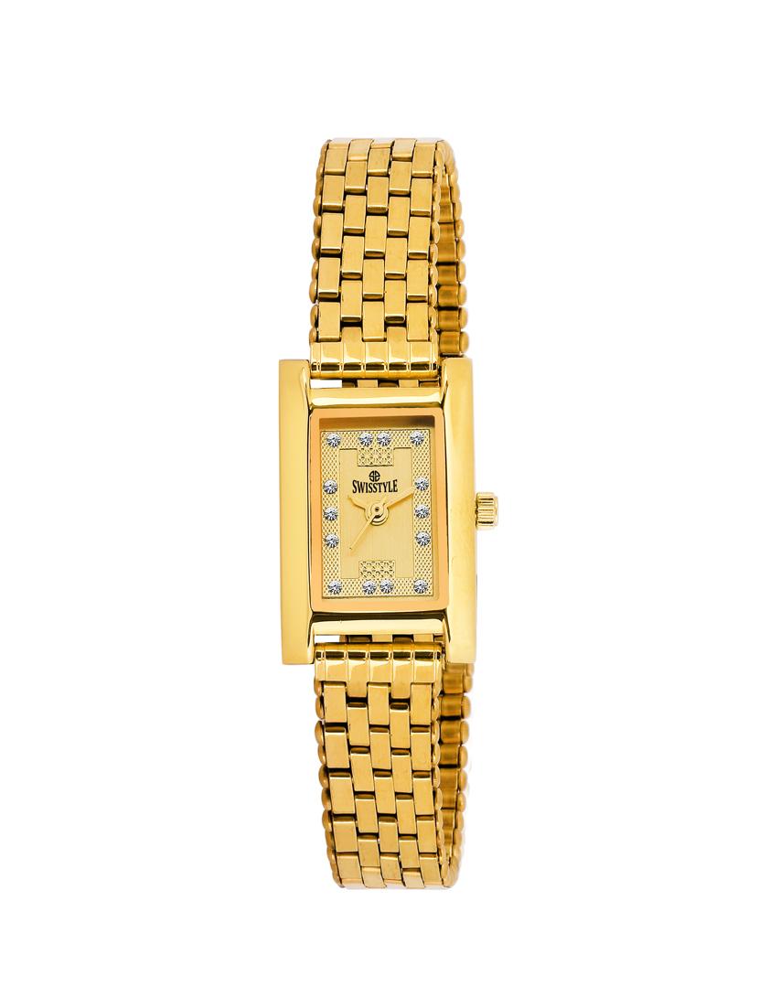 swisstyle golden watch for women