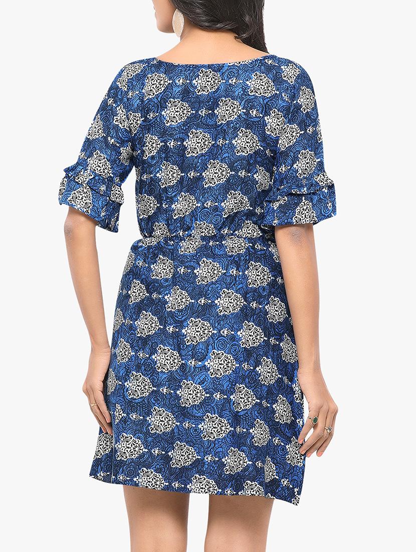 women's self design dress - 14869714 - Standard Image - 3