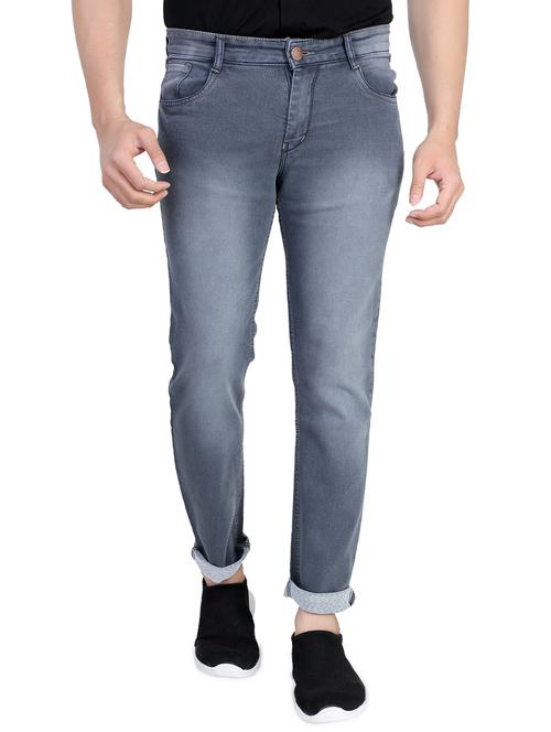 mens slim fit plain jeans - 14871125 - Standard Image - 0