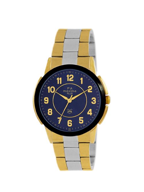 maxima blue  dial  male analog watch -51872cagt - 14873500 - Very Small Image - 1