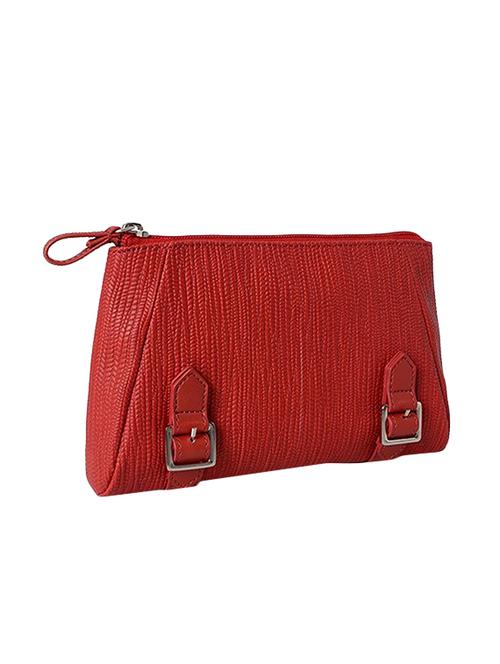 red leatherette  regular clutch - 14886922 - Very Small Image - 1