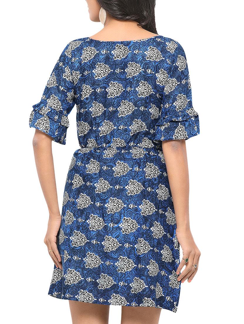 women's self design dress - 14896679 - Standard Image - 3