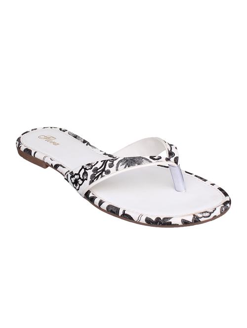 white toe separator sandal - 15020525 - Very Small Image - 1