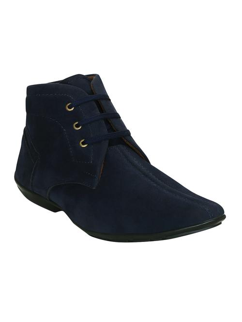 blue synthetic low ankle boots - 15036825 - Very Small Image - 1