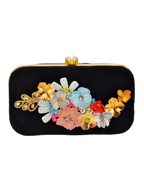black velvet box clutch - 15037477 - Very Small Image - 1