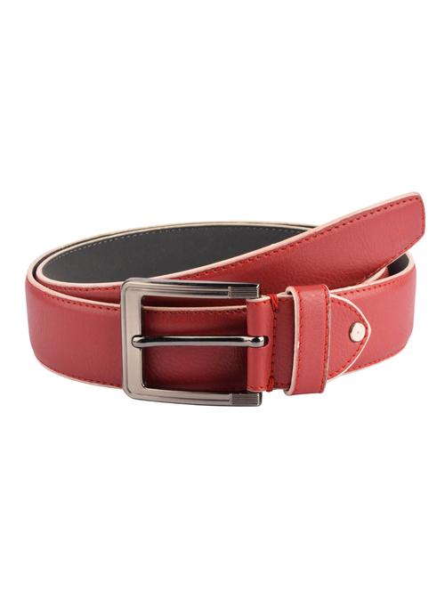 red leatherette (pu belt - 15049690 - Very Small Image - 1