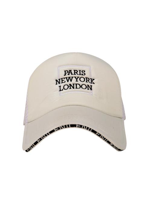 white polyester base ball cap - 15054185 - Very Small Image - 1