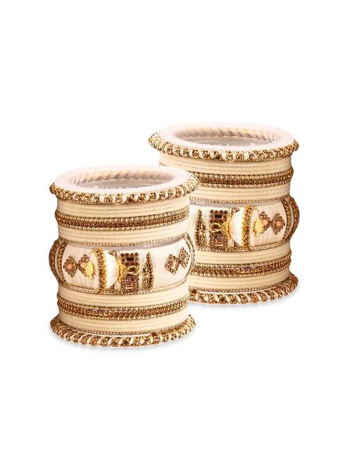 beige metal bangle - 15061778 - Very Small Image - 1