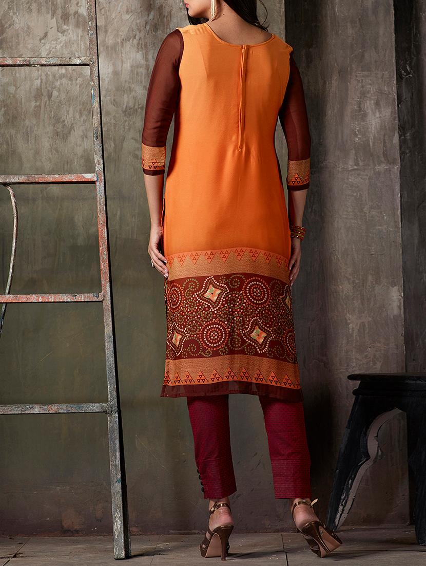 women's straight kurta - 15064135 - Zoom Image - 2