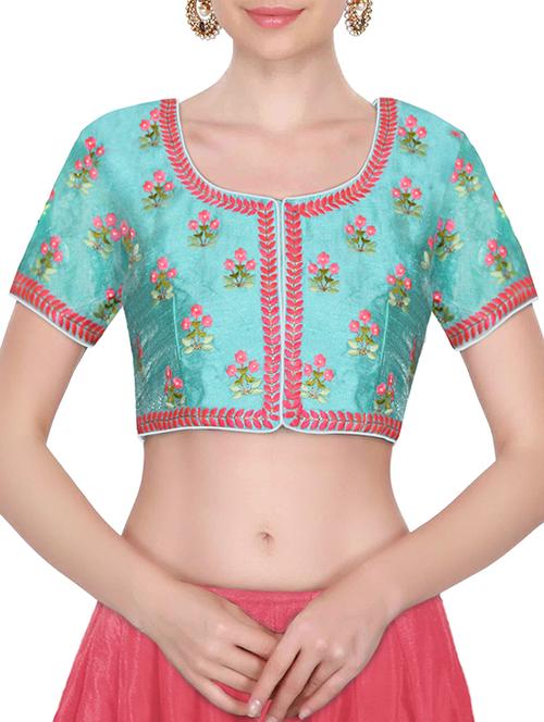 floral embroidered blouse - 15078542 - Very Small Image - 1
