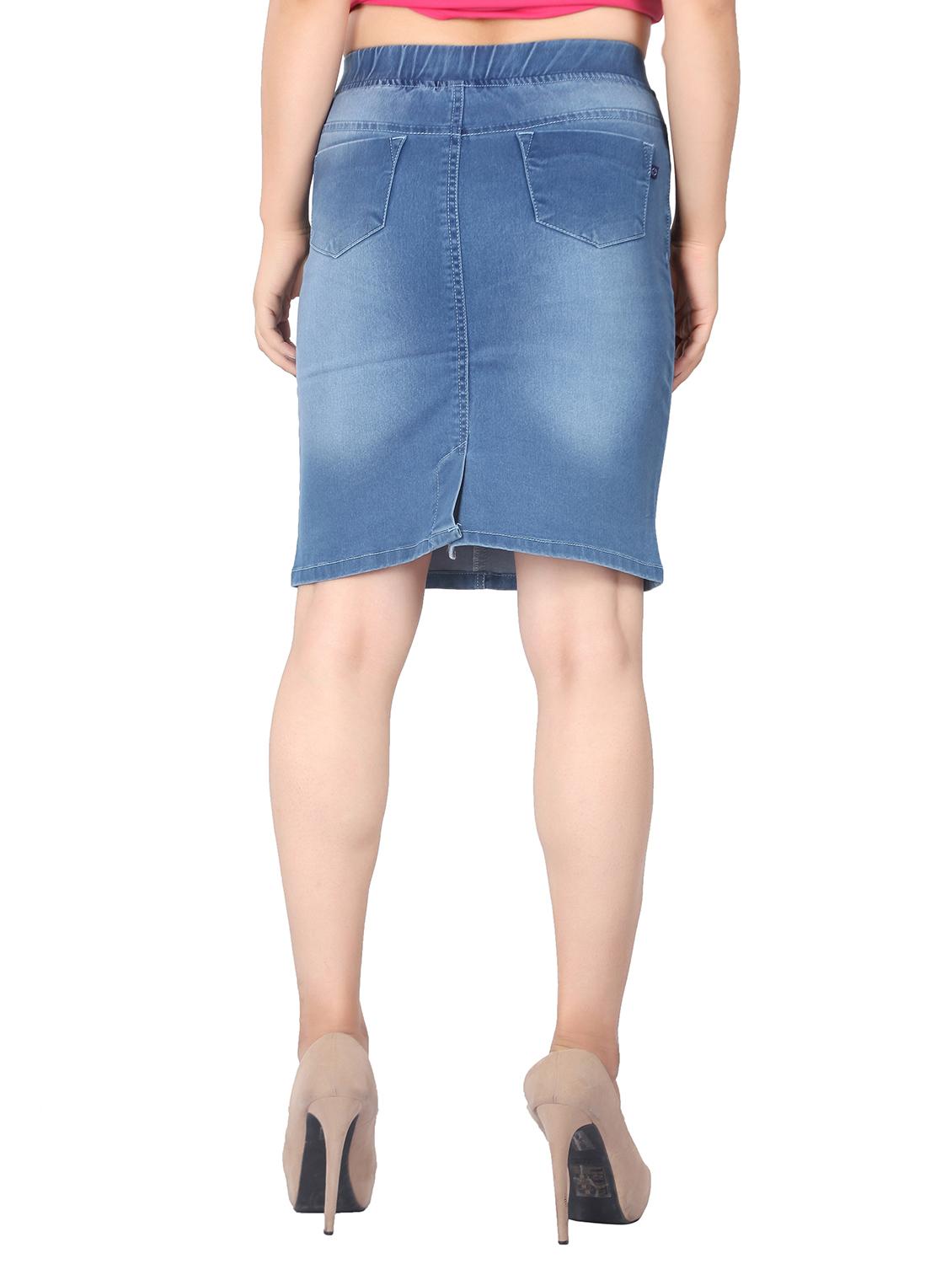 mid rise solid pencil skirt - 15110030 - Standard Image - 2