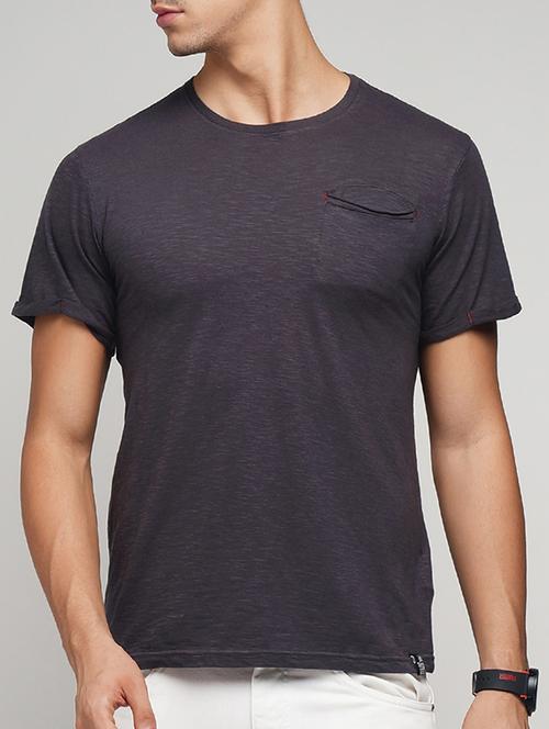 black cotton pocket t-shirt - 15118498 - Very Small Image - 1