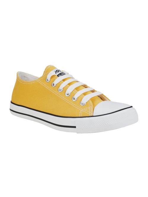 yellow canvas lace up sneaker - 15137124 - Very Small Image - 1