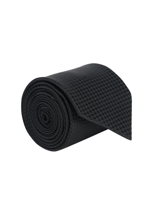 black polyester tie - 15145675 - Very Small Image - 1