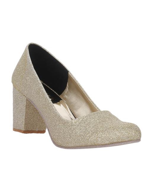 gold patent slip on pumps - 15168401 - Very Small Image - 1