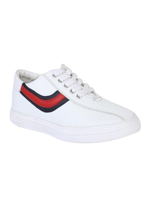 white leatherette sneaker - 15168456 - Very Small Image - 1