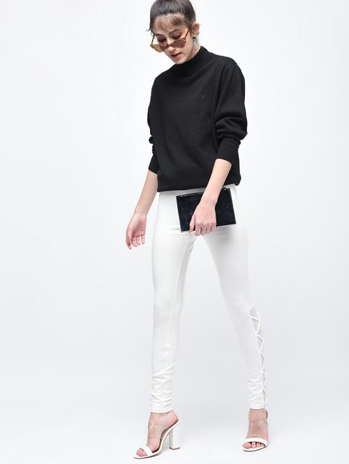 white viscose jegging - 15170065 - Very Small Image - 1