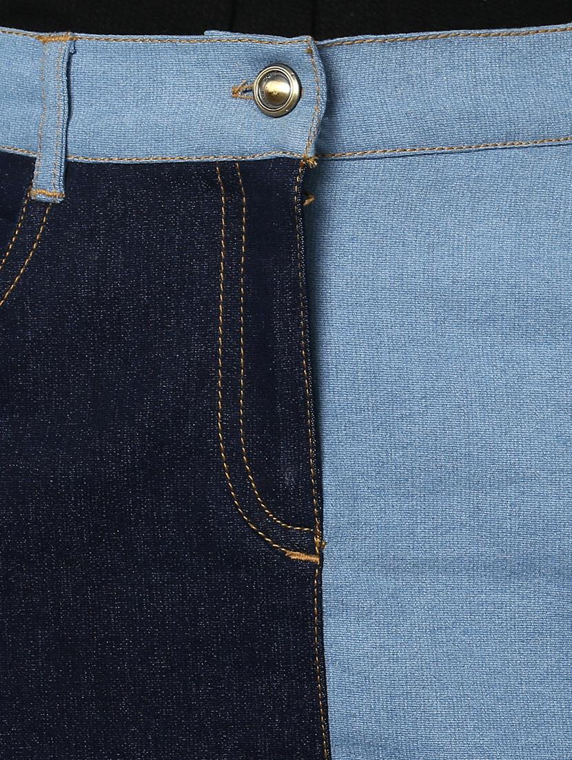 blue denim skirt - 15191786 - Standard Image - 4