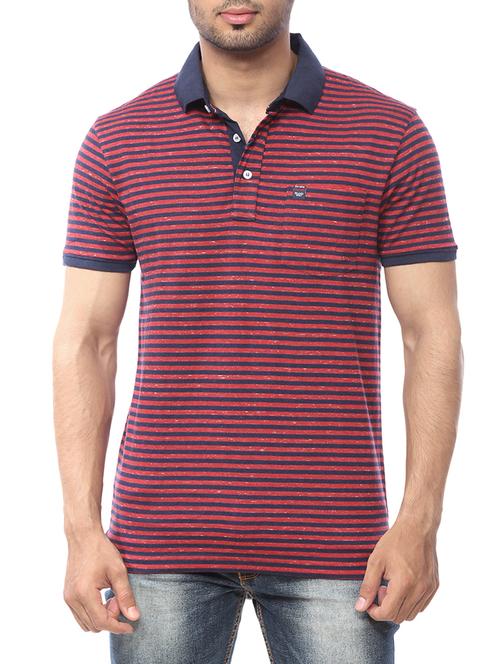 red cotton pocket t-shirt - 15222190 - Very Small Image - 1