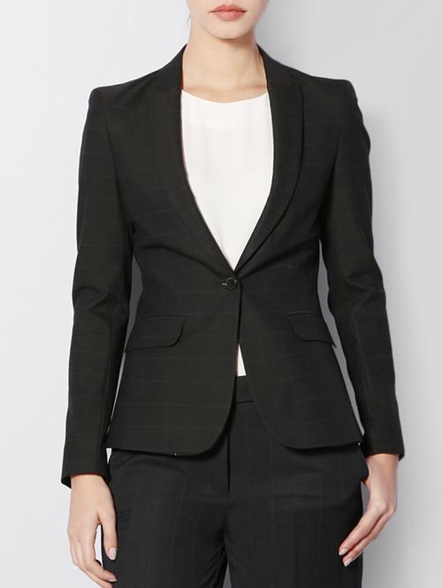 checkered formal blazer - 15244139 - Very Small Image - 1