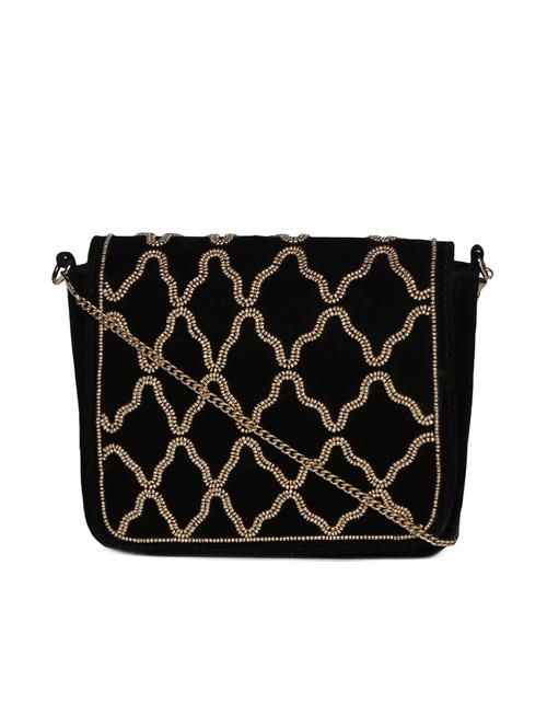 black leatherette (pu) sling bag - 15270249 - Very Small Image - 1
