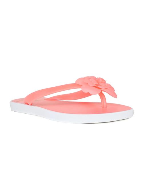 pink pu  flip flops - 15280202 - Very Small Image - 1