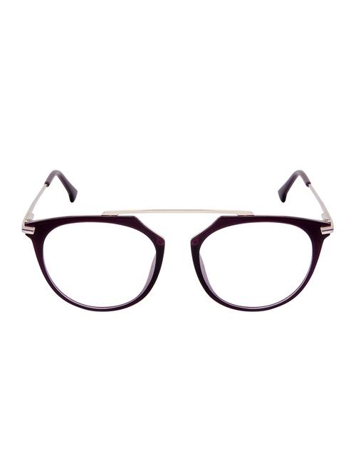 David Blake Matte Purple Round Full Rim Eyeframe - 15286853 - Very Small Image - 1