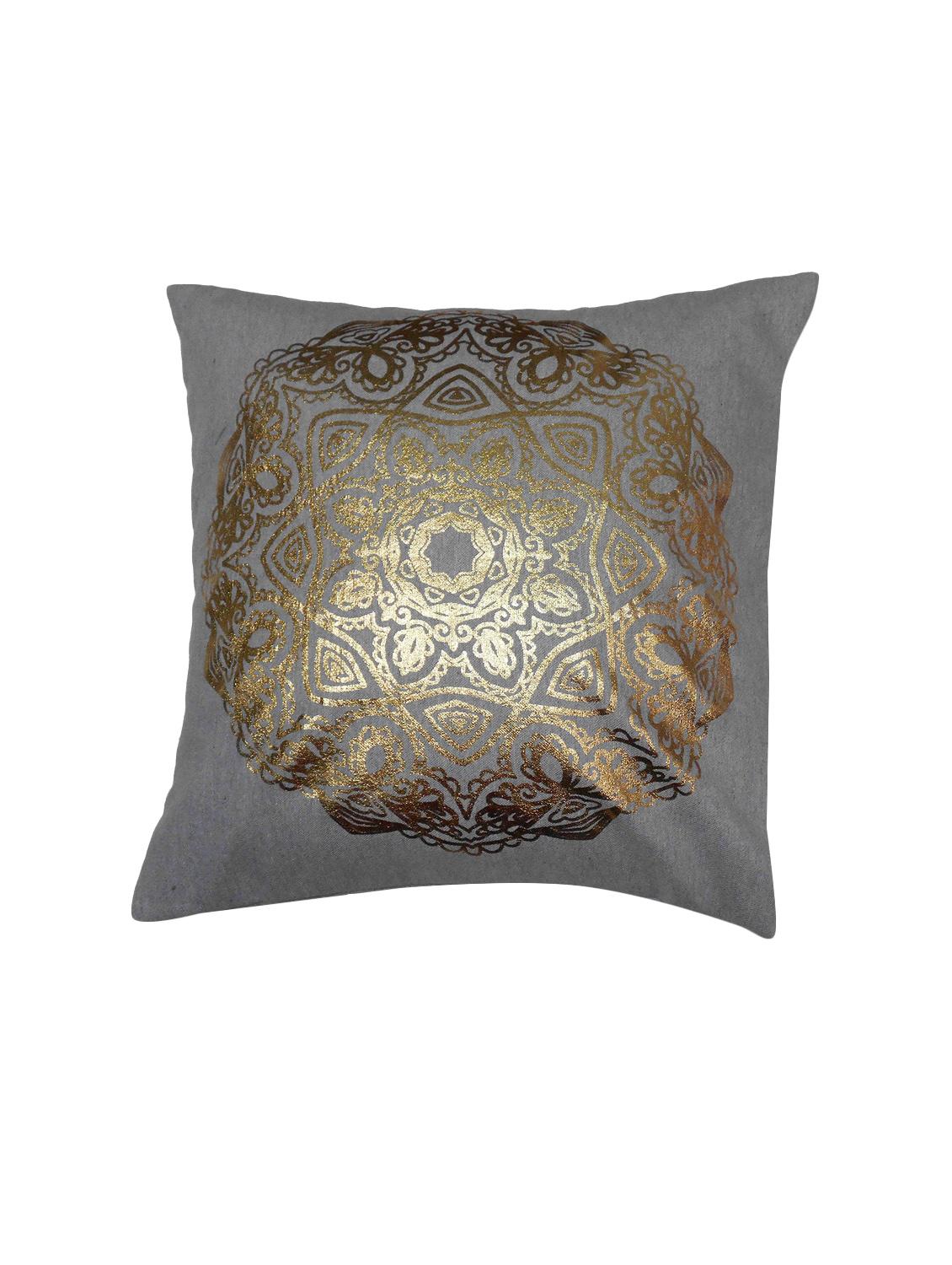 foil print cushion cover - 15293634 -  Zoom Image - 0