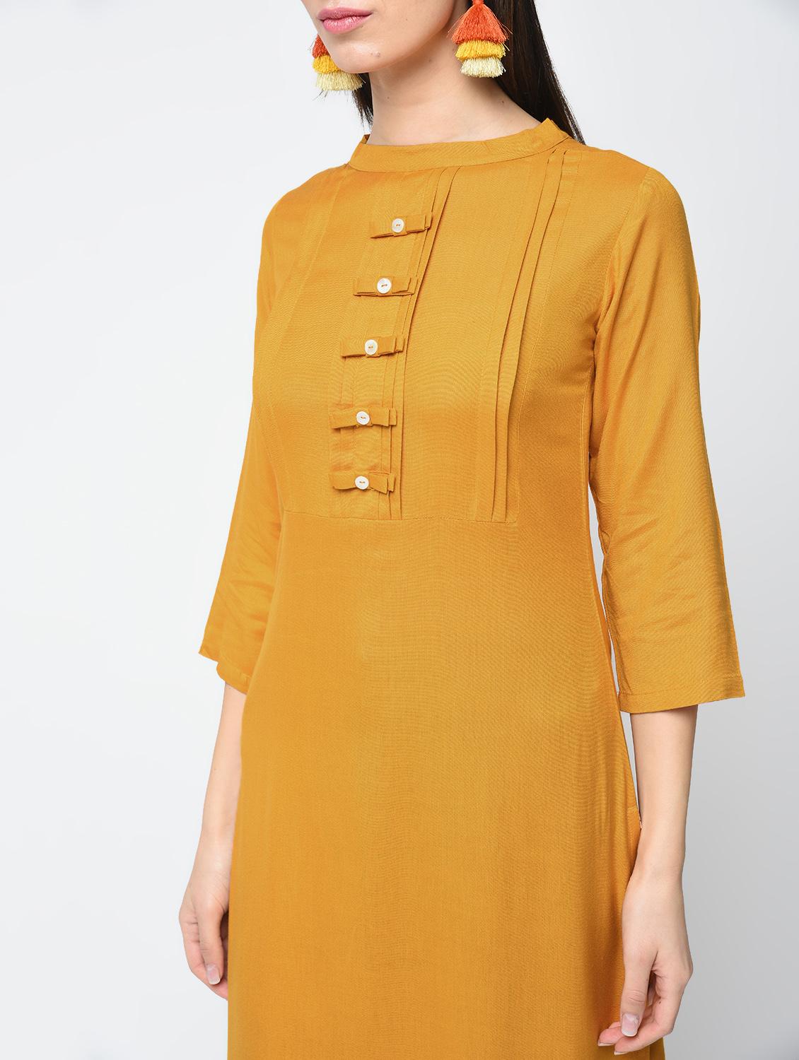 women's straight kurta - 15312995 - Standard Image - 3