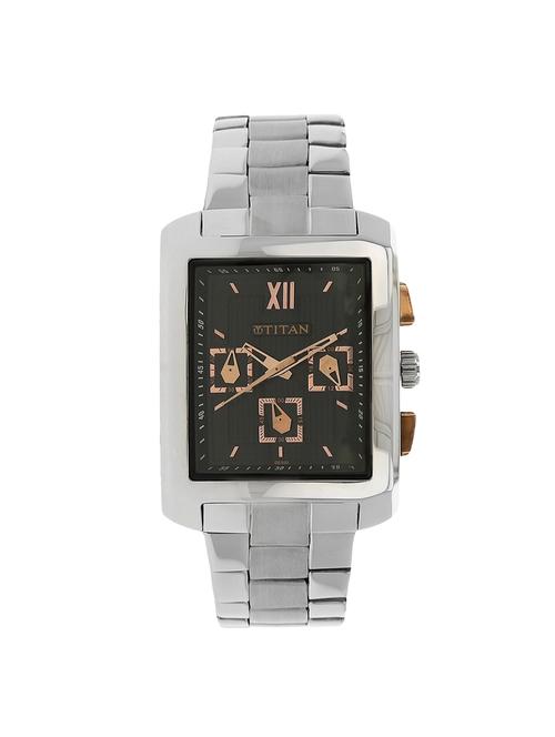 titan black dial analog watch for men  - 1679sm02 - 15317798 - Very Small Image - 1