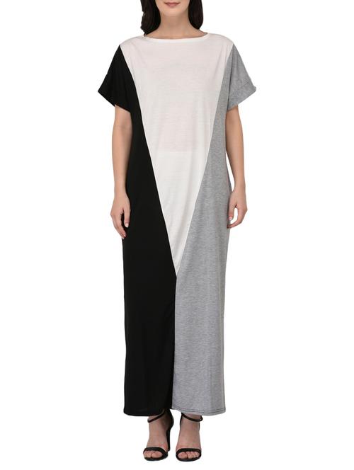 color block maxi dress - 15324064 - Very Small Image - 1