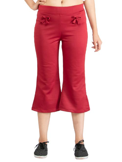 flared solid capri - 15361777 - Very Small Image - 1