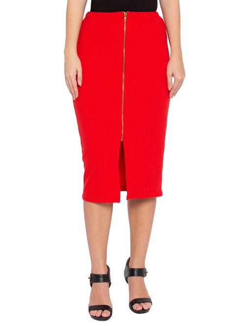 zip-up pencil skirt - 15364351 - Very Small Image - 1