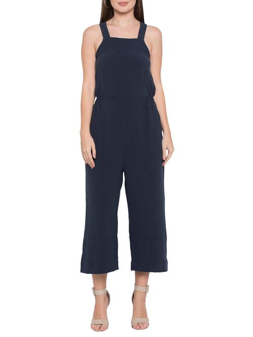 square neck wide leg full leg jumpsuit - 15364392 - Very Small Image - 1