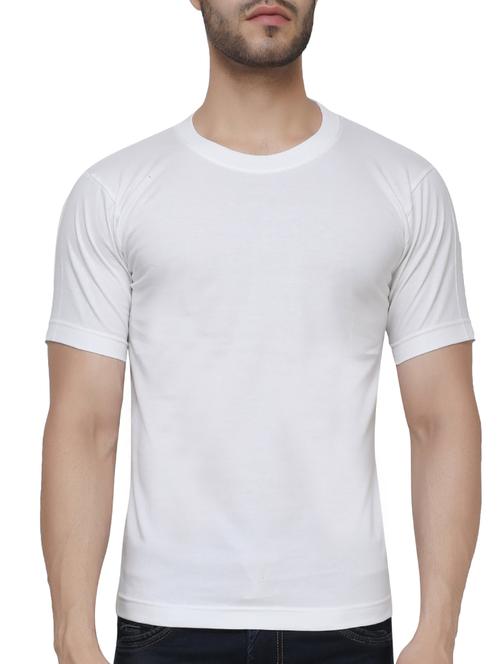 white cotton t-shirt - 15375916 - Very Small Image - 1