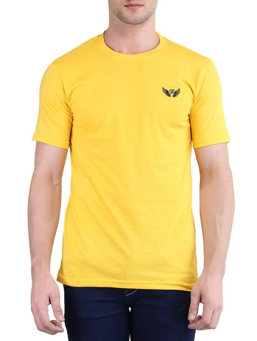 yellow cotton t-shirt - 15386857 - Very Small Image - 1