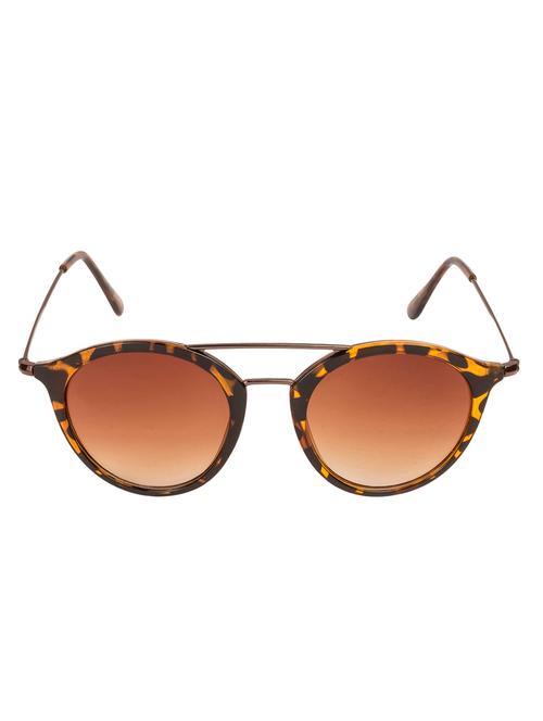 arzonai duckworth round shape leopard-brown uv protection sunglasses [ma-055-s3 ] - 15387506 - Very Small Image - 1