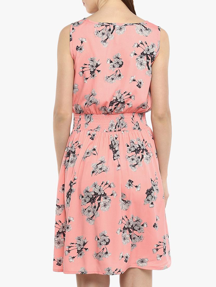 women's fit & flare floral dress - 15432567 - Standard Image - 2