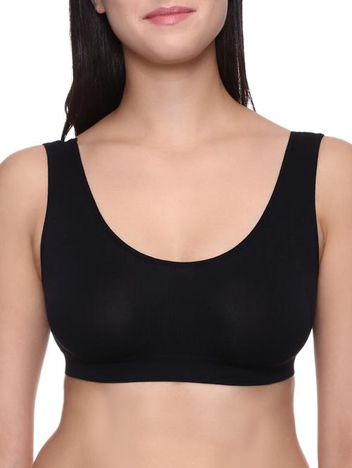scoop neck solid bra - 15457092 - Very Small Image - 1