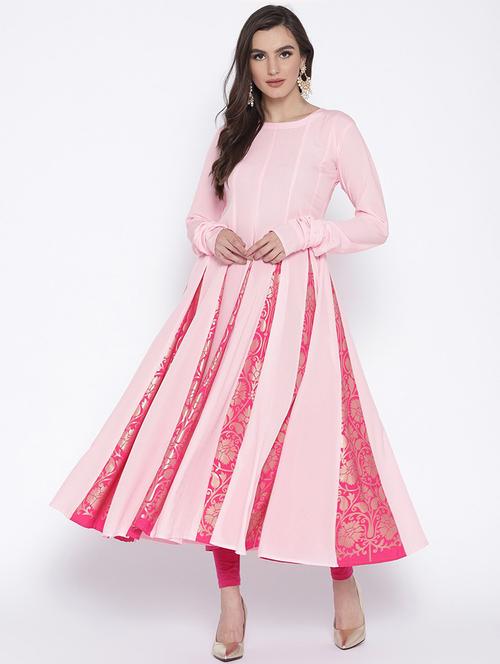 anarkali printed kurta - 15470984 - Very Small Image - 1