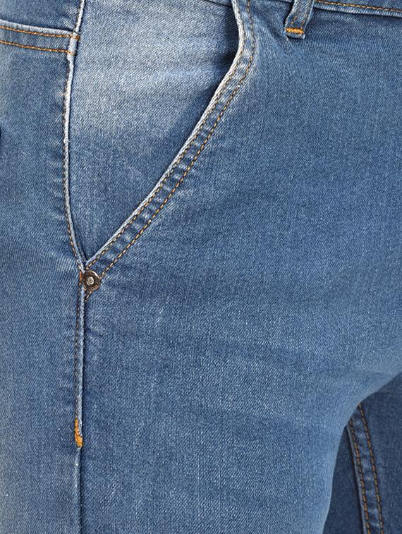 mens slim fit plain jeans - 15473621 - Standard Image - 3