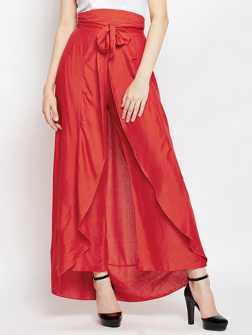 ruffled layered palazzo - 15486776 - Very Small Image - 1