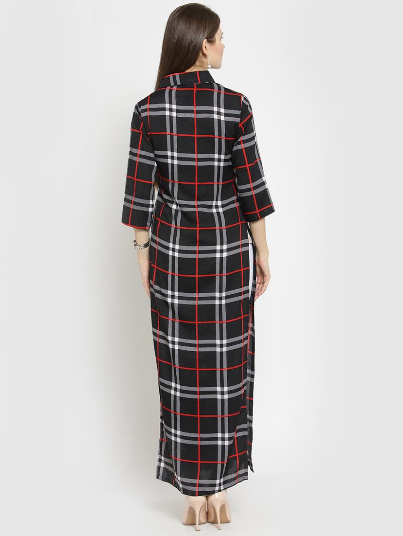 women's straight kurta - 15515834 - Standard Image - 2